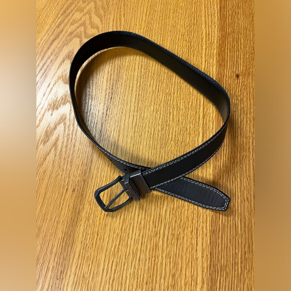 Black Genuine Leather Belt - Women's Size 28